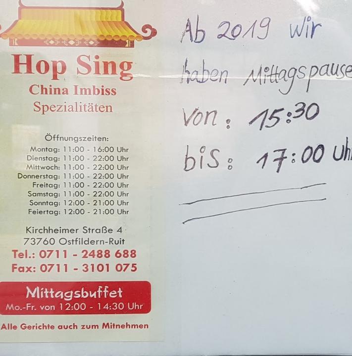 Hop-Sing China-Imbiss